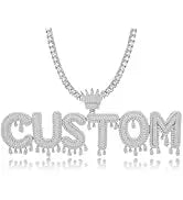 Custom Iced Out Drip Pendant