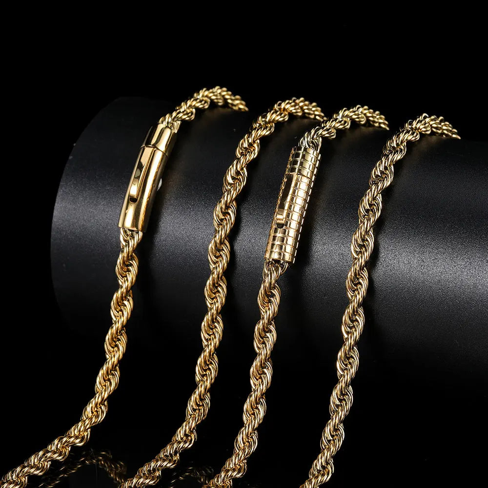 Double Wrapped Rope Chain
