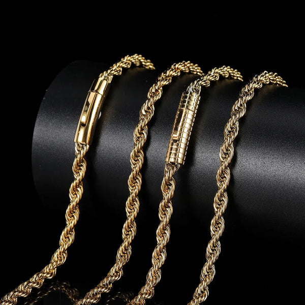 Double Wrapped Rope Chain