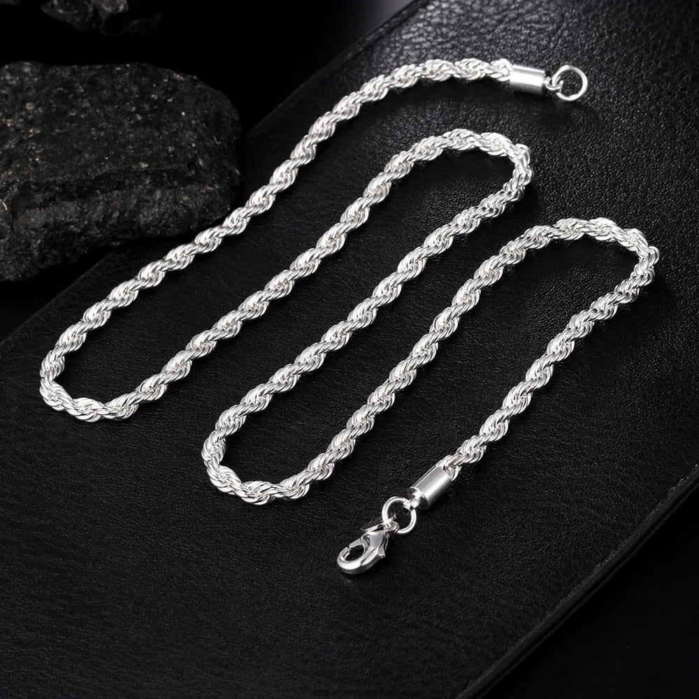 Triple Wrapped Rope Chain