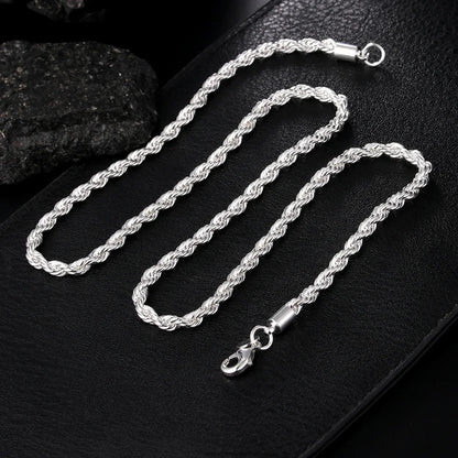 Triple Wrapped Rope Chain