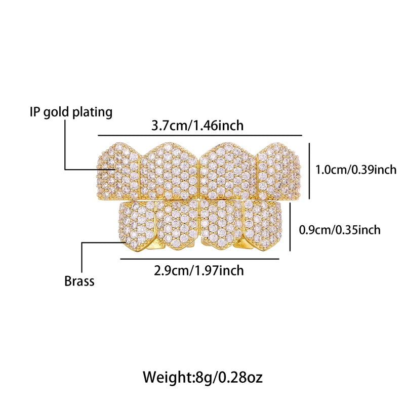 Iced out Grillz 4 Set