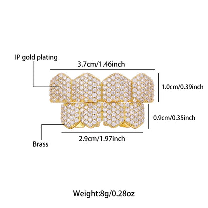 Iced out Grillz 4 Set