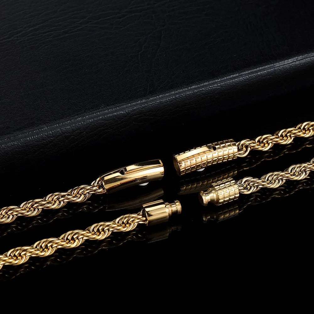 Double Wrapped Rope Chain