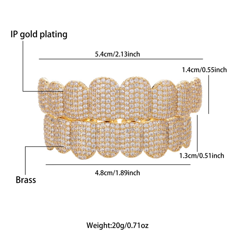 Iced out Grillz 8 Set
