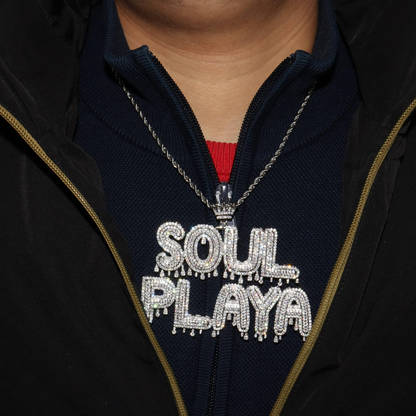 Custom Iced Out Drip Pendant